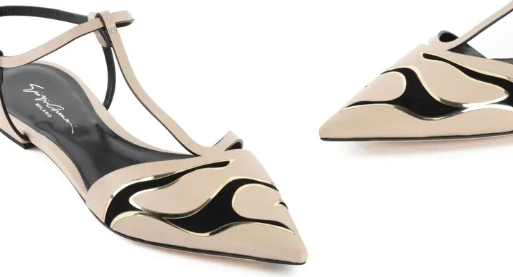 Leather Ballerina Shoes - Image 5