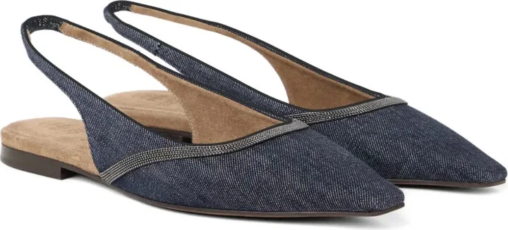 Leather Ballerina Shoes - Image 2