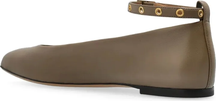 Leather Ballerina Shoes - Image 3