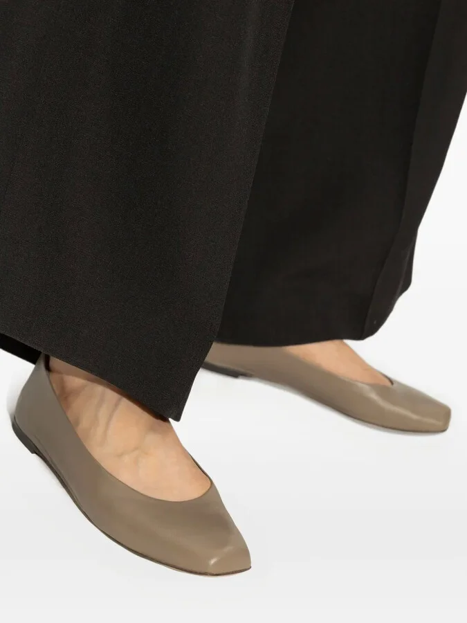 Leather Ballerina Shoes - Image 5