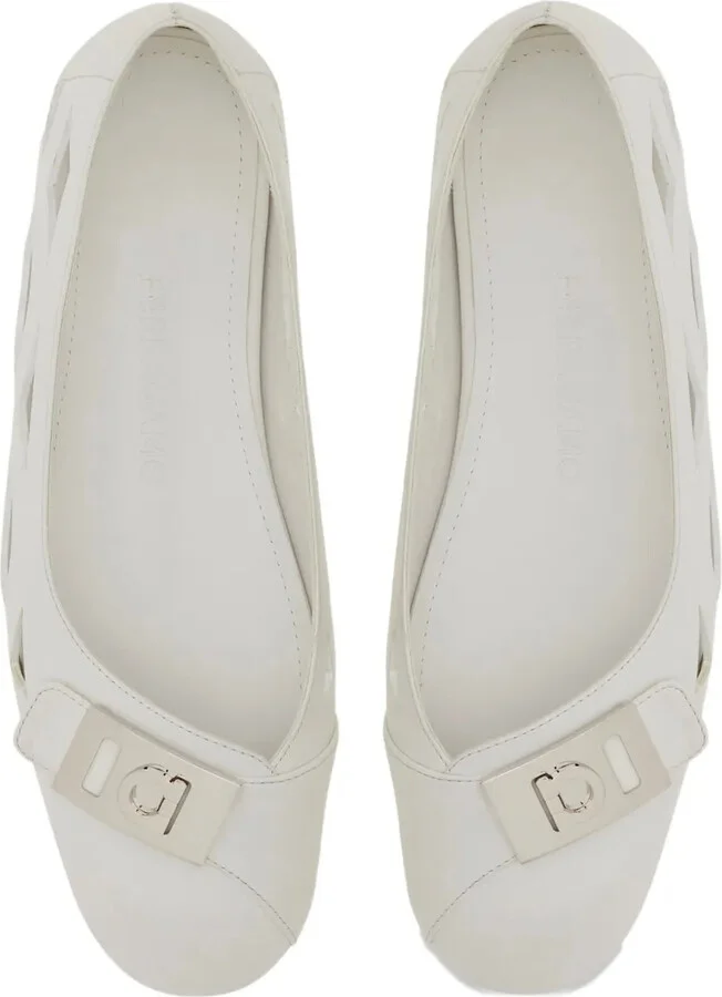 Leather Ballerina Shoes - Image 4