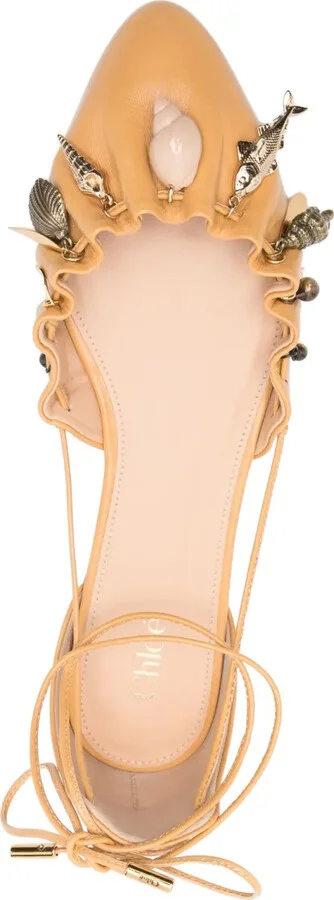 Leather Ballerina Shoes - Image 4