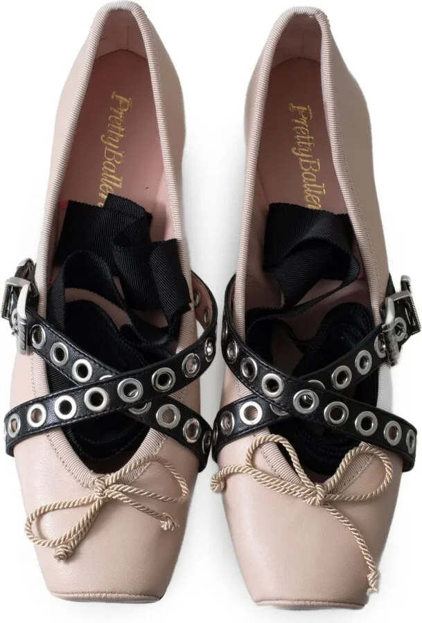 Leather Ballerina Shoes - Image 5
