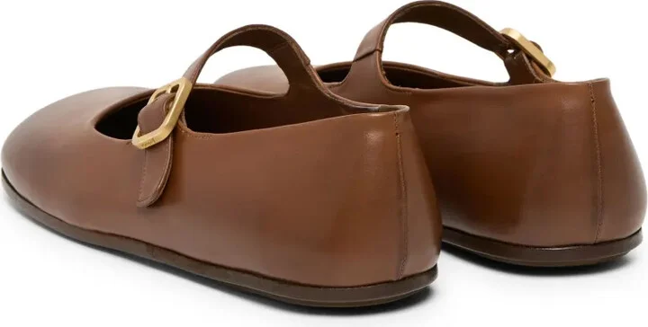 Leather Ballerina Shoes - Image 3