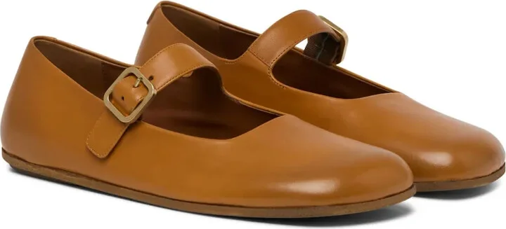 Leather Ballerina Shoes - Image 2
