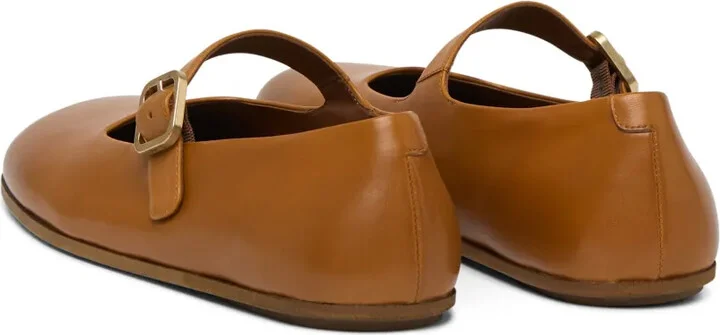 Leather Ballerina Shoes - Image 3