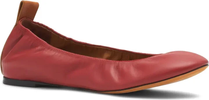 Leather Ballerina Shoes - Image 2