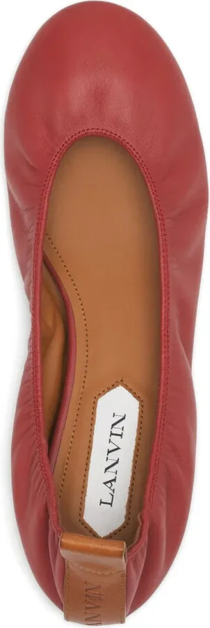 Leather Ballerina Shoes - Image 5