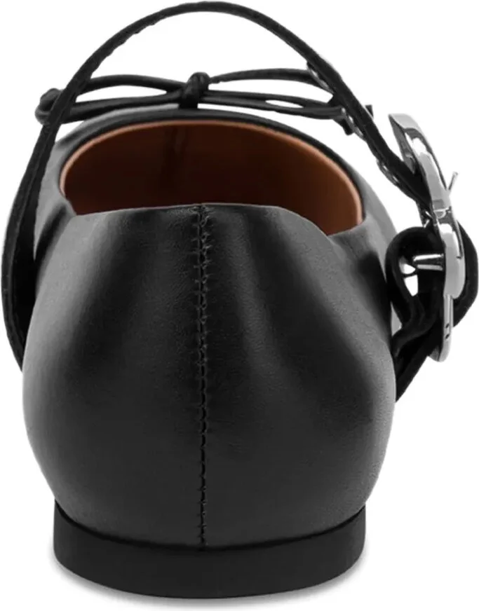 Leather Ballerina Shoes - Image 3