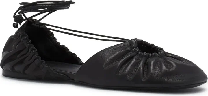 Leather Ballerina Shoes - Image 2