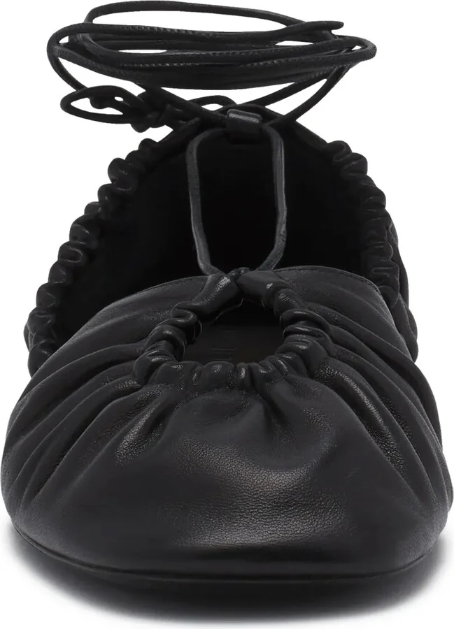 Leather Ballerina Shoes - Image 3