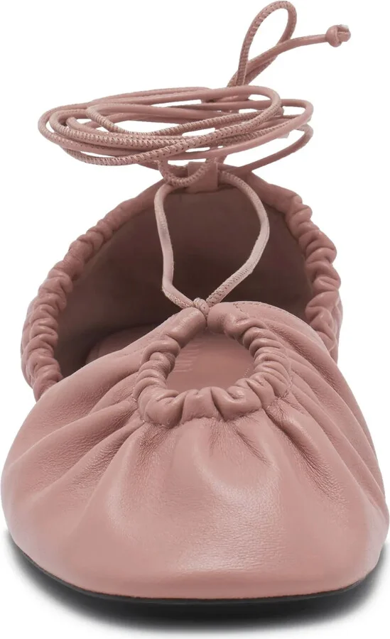 Leather Ballerina Shoes - Image 3