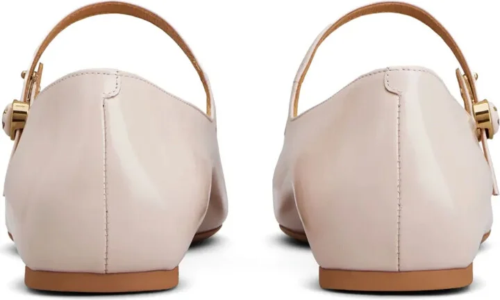 Leather Ballerina Shoes - Image 3