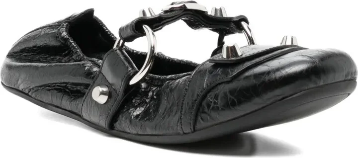 Leather Ballerina Shoes - Image 2