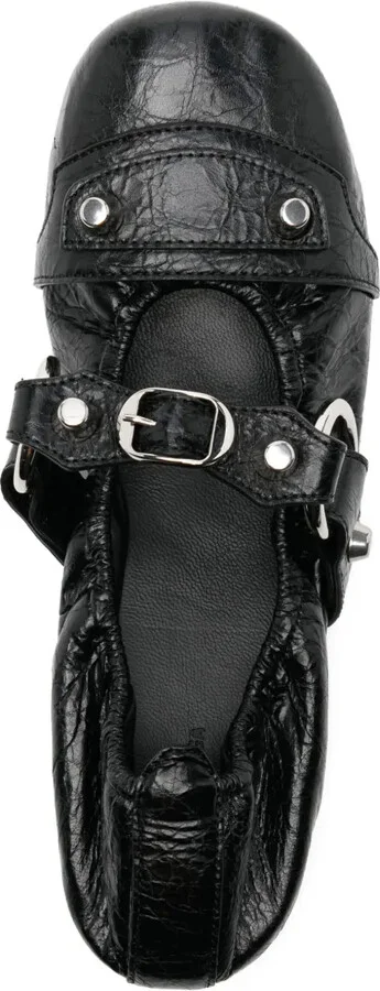 Leather Ballerina Shoes - Image 4