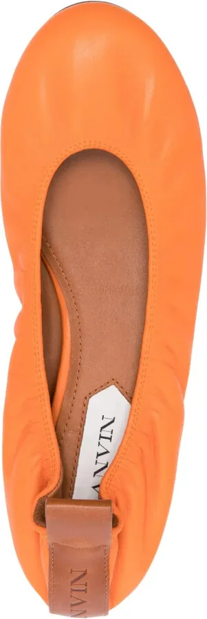 Leather Ballerina Shoes - Image 4
