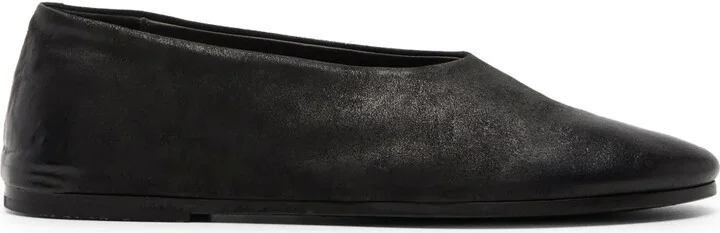 Leather Ballerina Shoes
