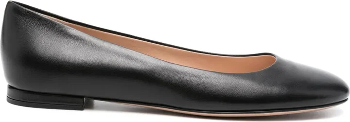 Leather Ballerina Shoes