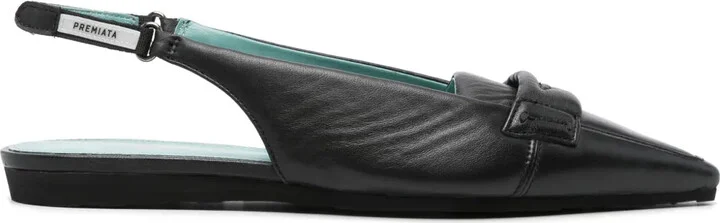 Leather Ballerina Shoes