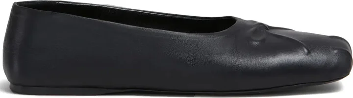 Leather Ballerina Shoes