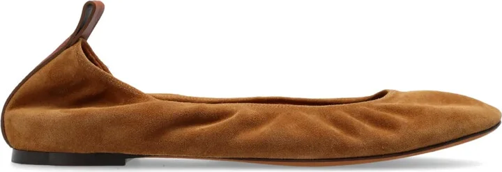 Leather Ballerina Shoes