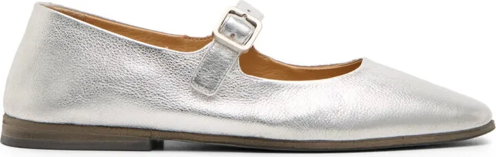 Leather Ballerina Shoes