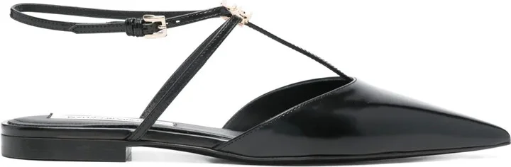 Leather Ballerina Shoes