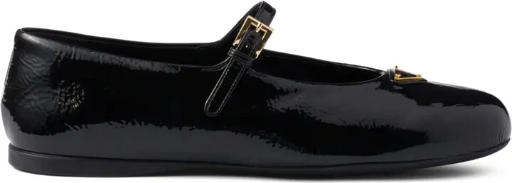 Leather Ballerina Shoes