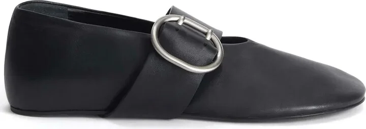 Leather Ballerina Shoes