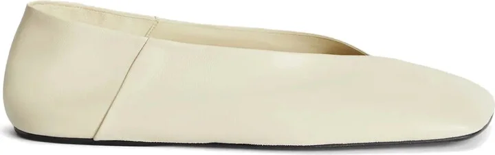 Leather Ballerina Shoes