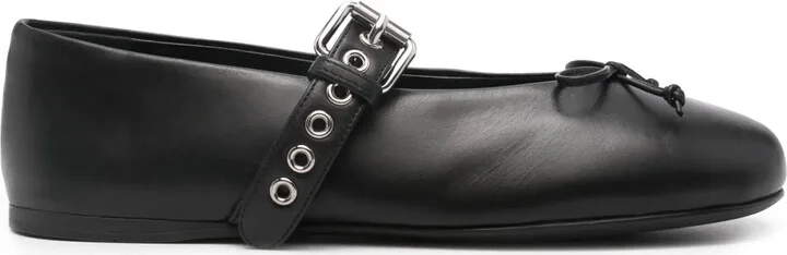 Leather Ballerina Shoes