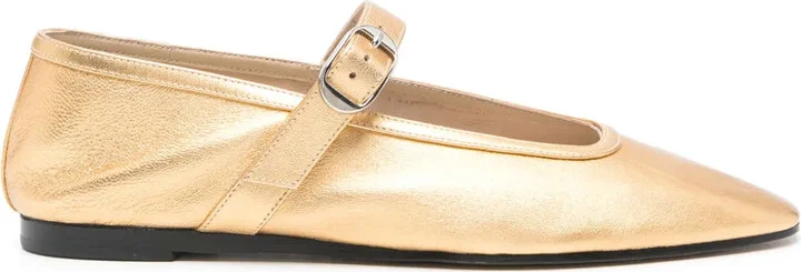 Leather Ballerina Shoes