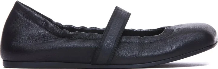 Leather Ballerina Shoes