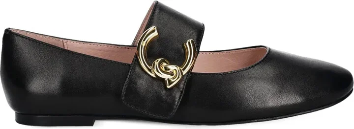 Leather Ballerina Shoes