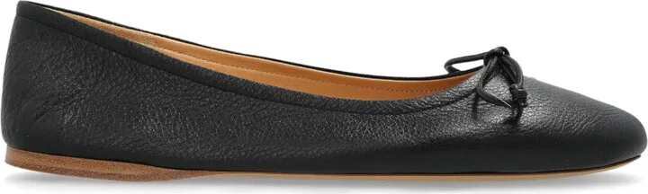 Leather Ballerina Shoes