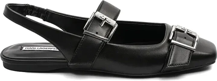 Leather Ballerina Shoes