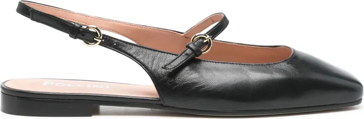 Leather Ballerina Shoes