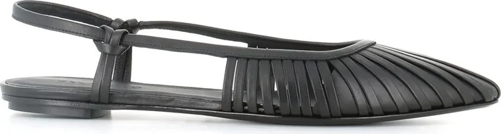 Leather Ballerina Shoes