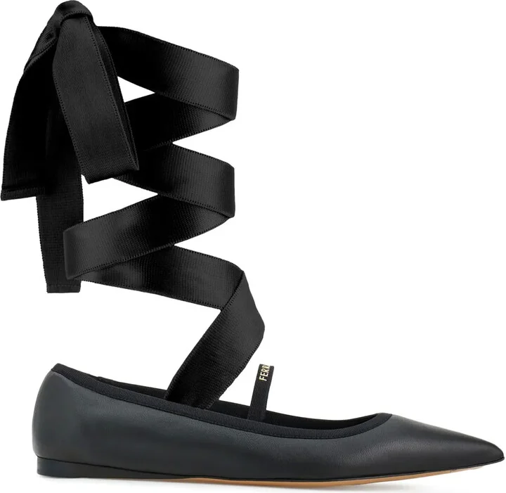 Leather Ballerina Shoes