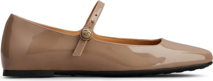 Leather Ballerina Shoes
