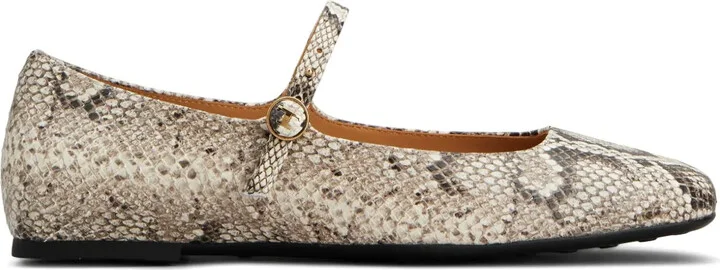 Leather Ballerina Shoes