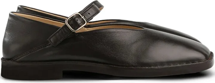 Leather Ballerina Shoes