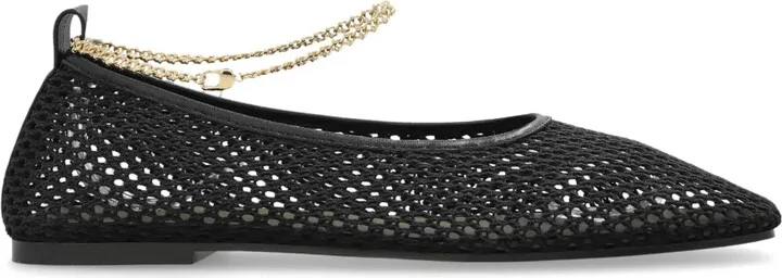 Leather Ballerina Shoes
