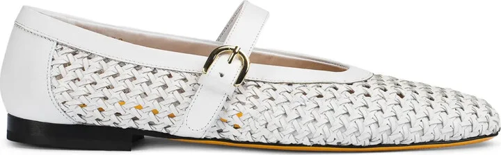 Leather Ballerina Shoes
