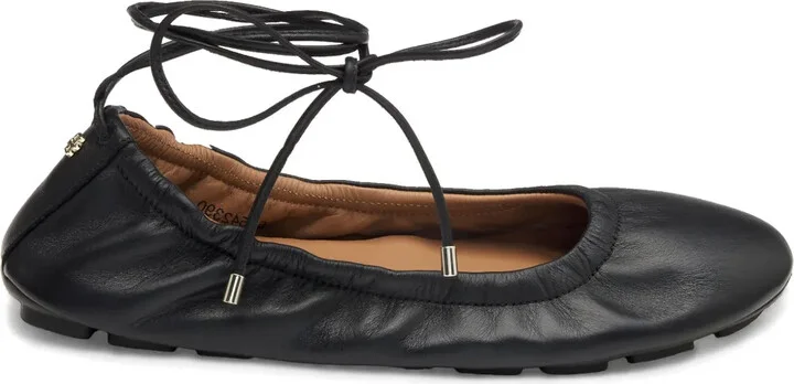 Leather Ballerina Shoes