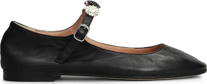 Leather Ballerina Shoes