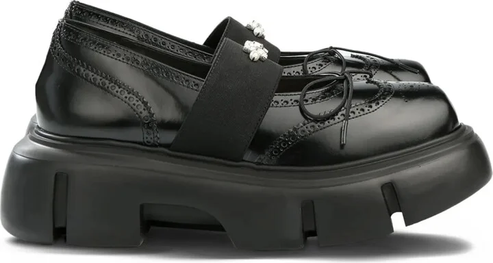 Leather Ballerina Shoes