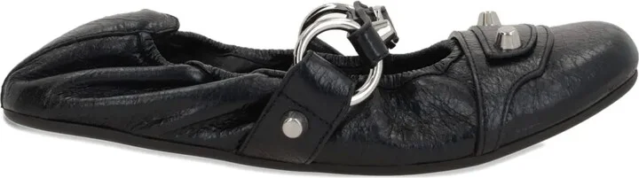 Leather Ballerina Shoes