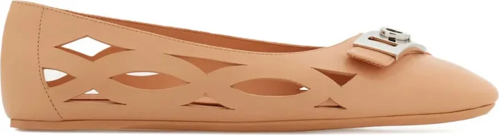 Leather Ballerina Shoes