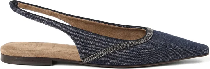 Leather Ballerina Shoes